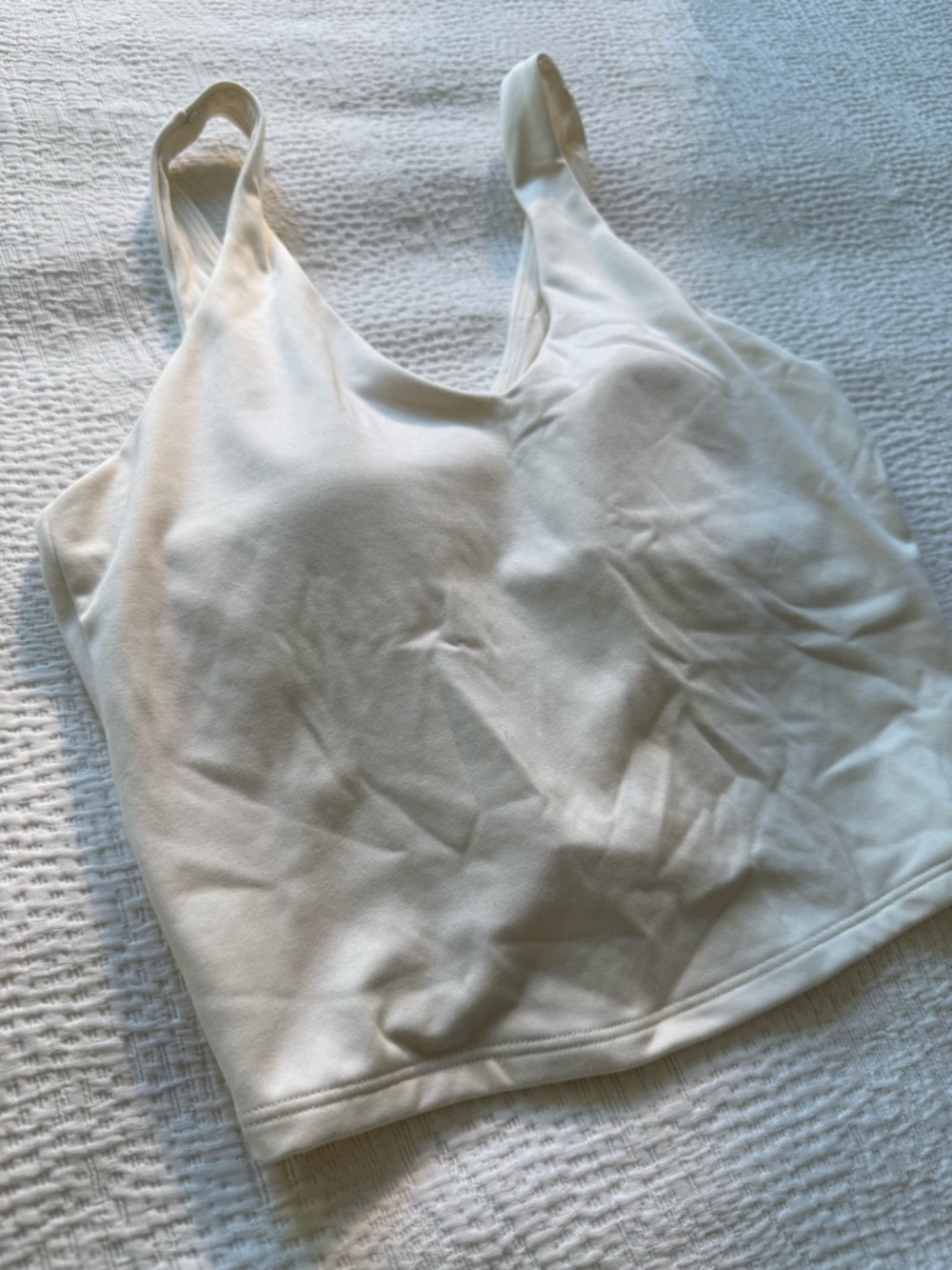 all in motion Cream Athletic Tank Top - Picture 2 of 4